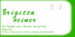 brigitta heiner business card